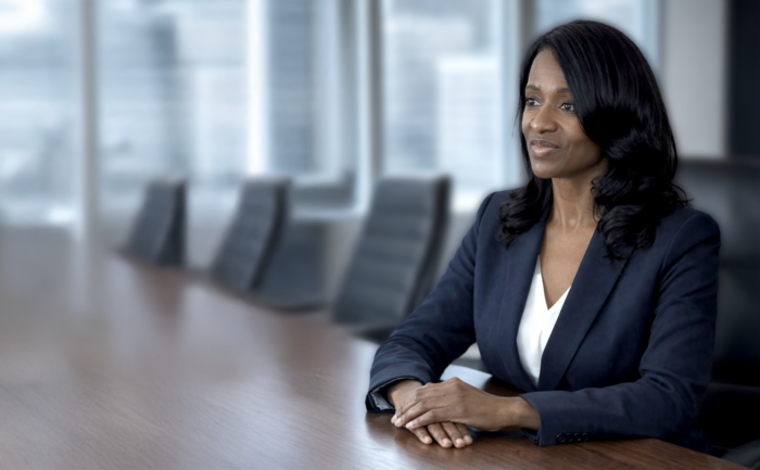 Leading as the only one in the room at a leadership table in a technical environment